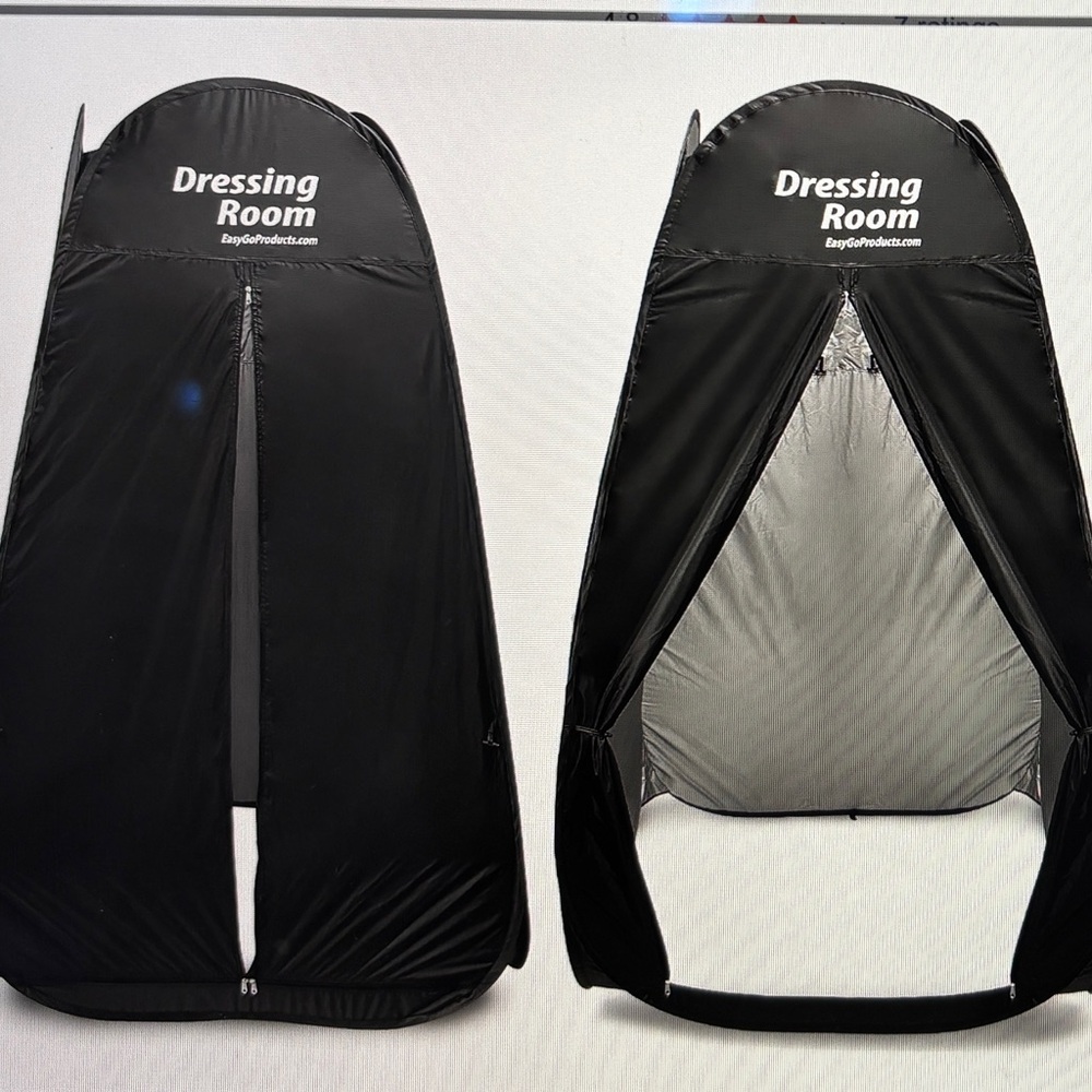 Black Pop-Up Dressing Room by EasyGO